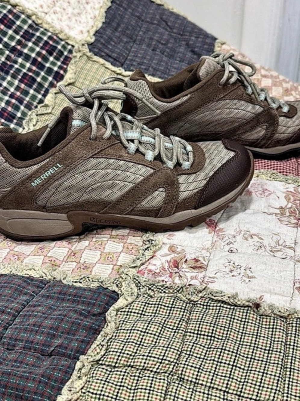 Merrell Accentor Hiking Shoes Women's Brown & Gray Athletic Shoes